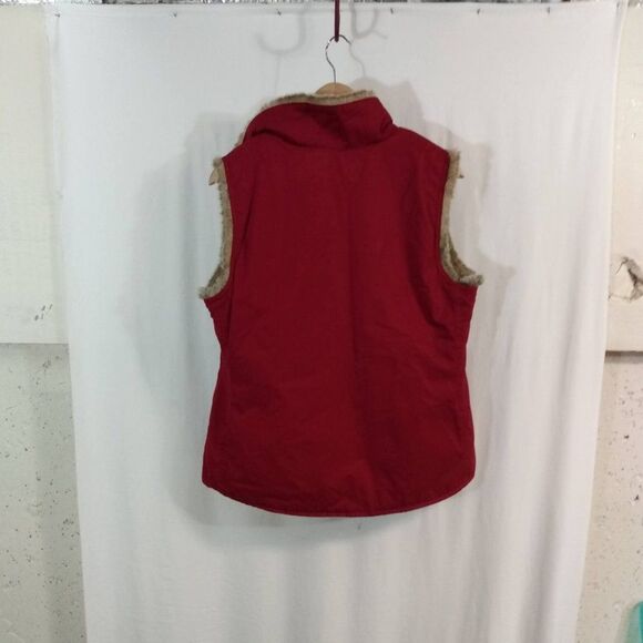 Gap Reversible Faux Fur Vest, size M - Picture 3 of 9